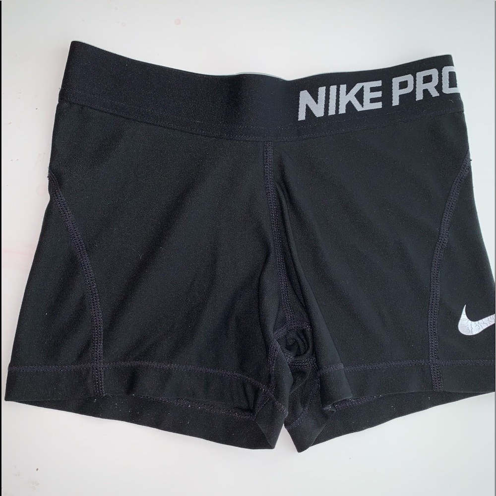 Girls Black Nike pros